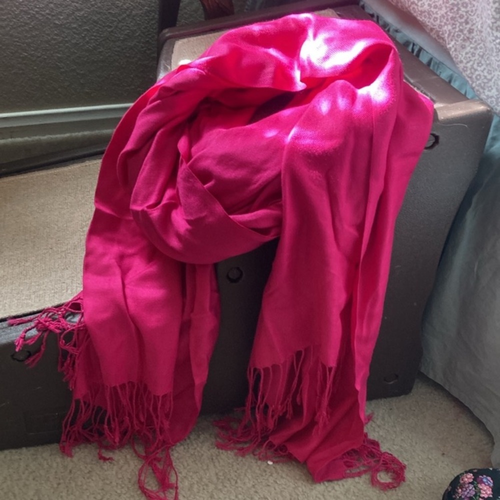 Summer discounted Target Vibrant Magenta Pink Scarf Tassel